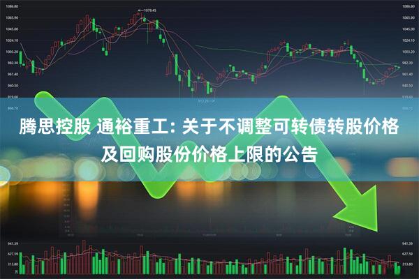 腾思控股 通裕重工: 关于不调整可转债转股价格及回购股份价格上限的公告