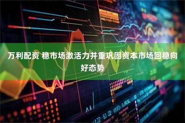 万利配资 稳市场激活力并重巩固资本市场回稳向好态势