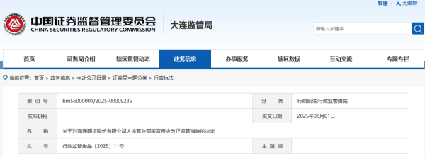 金盛网 海通期货大连营业部内控存缺陷被责令改正